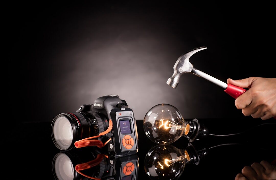Professional product photography setup for local brand